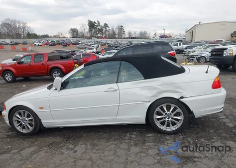 2002 BMW 330Ci из США, поврежденный, VIN WBABS53422JU93267